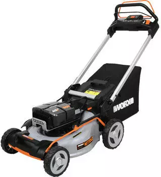 Worx 80 V WG761E (mit 4 x Akku und Ladegerät) – Leistungsstarker Akku-Rasenmäher für große Flächen