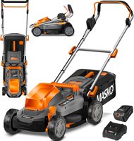 Akku Rasenm&auml;her Eco-x10 Inkl. Akku Li-ion Batterie 4 Ah & Ladeger&auml;t,...