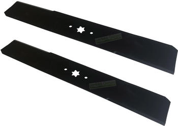 PerfektGarten Rasenmähermesser 2 x 49 cm für MTD Spider 96 SD 125-96 Gold 13096 Eurotrac 15596 Racing
