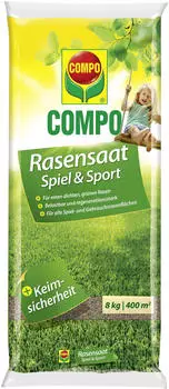 COMPO Jubiläums-Rasensaat Spiel & Sport 8 kg für 400 m²