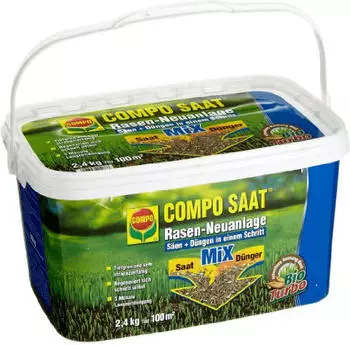 COMPO GmbH Rasen-Neuanlage-Mix 2,4 kg f&uuml;r 100 m&sup2;