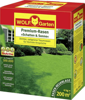 Wolf-Garten Premium-Rasen Schatten & Sonne LP 10