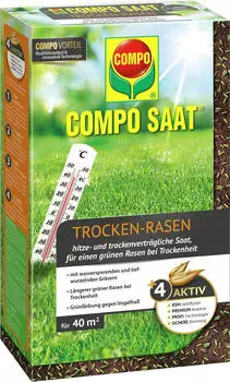 COMPO SAAT Trocken-Rasen 1kg f&uuml;r 40m&sup2;
