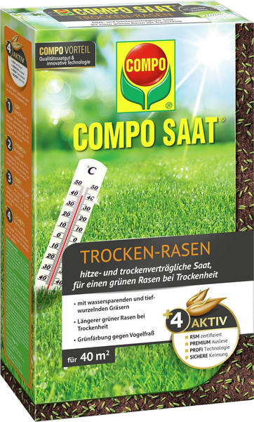 COMPO SAAT Trocken-Rasen 1kg für 40m²