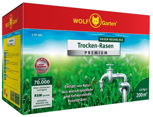 Wolf-Garten Trocken-Rasen Premium L-TP200