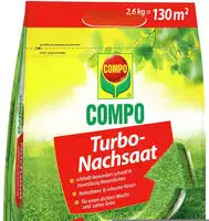 Compo Rasensamen Turbo-Nachsaat, 2,6kg f&uuml;r bis zu 130m&sup2;, Reparatur,...