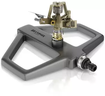 Brandson Vollmetall-Rasensprinkler 360° bis 314 m²