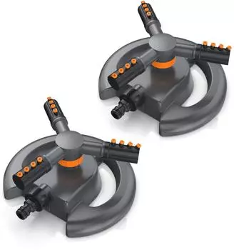 Brandson Kreisregner 360° 3 Arm bis 314 m² 2er Set 10 m