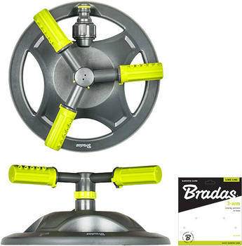Bradas 3-Arm Kreisregner auf Basis Lime Line LE-6203