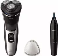 Philips Shaver 3000 Series S3143/02 Elektrischer Nass- und Trockenrasierer -