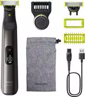 Philips Elektrorasierer "OneBlade Pro 360 Face & Body QP6552/30" 3 Aufs&auml;tze 360 Grad