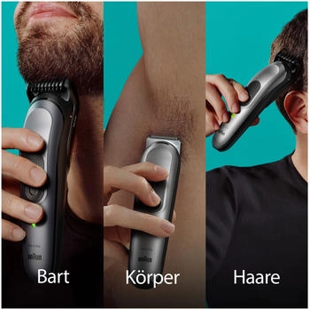 Braun All-in-One Style Kit Series 7 MGK7440 space grey – Flexibles Styling-System für jeden Barttyp