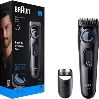 Braun Trimmer + Haarschneider, Series 3 BT3500 – Praktische Lösung für verschiedene Styling-Anforderungen