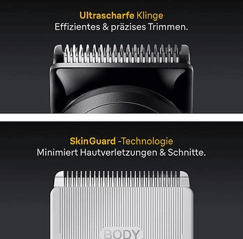Braun Trimmer + Haarschneider, All-in-One Series 5 AIO5560 – Präzise Ergebnisse für jede Bartstil-Präferenz
