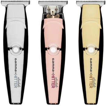 Gamma Più Gamma+ Absolute Hitter Professional Cordless Trimmer - Includes Gold Rose Gold and Chrome Cases