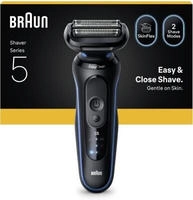 Braun Series 5 52-B1000s Herren-Folienschaber schwarz Nass/Trocken 3 Rasierk&ouml;pfe