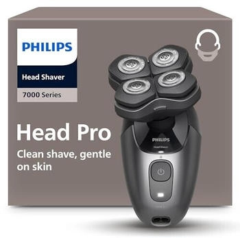 Philips Head Shaver Pro 7000 Series Fortschrittlicher Rasierer mit 90 Min. Betriebszeit HS7980/15