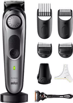 Braun BT7420 mit Barber Tools, Dunkelgrau, Barttrimmer