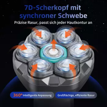 Kensen FK-8780 Glatzenrasierer – Kensen FK-8780 für flexibles Styling mit langer Akkulaufzeit