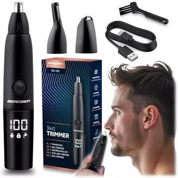 Berdsen 3in1 Nasenhaartrimmer schwarz