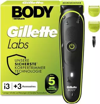 Gillette Labs Body + Intimate Trimmer i3