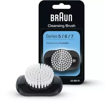 Braun EasyClick Reinigungsb&uuml;rsten-Nachf&uuml;ller f&uuml;r Elektrorasierer Serie 5, 6 & 7, wei&szlig;