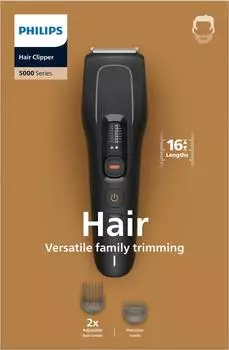 Philips Serie 5000 Haarschneider kabellos, 16 Längeneinstellungen, Turbo (HC5733/15)