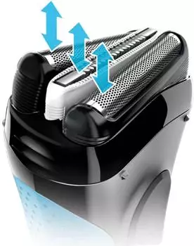 Braun 3040s Series 3 blau/schwarz – Effiziente Rasur dank innovativer Technologien