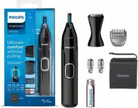 Philips Nasen- und Ohrhaartrimmer "NT5650/16" 3 Aufs&auml;tze ultimativer Komfort ohne