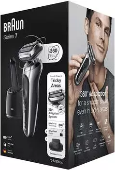 Braun Series 7 70-S7200cc – Umfangreiches Zubehör für eine perfekte Rasur
