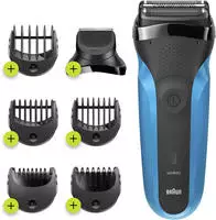 Braun Series 3 310BT (schwarz/blau, Wet&Dry)
