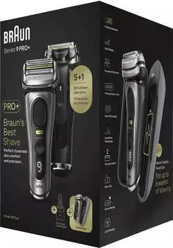 Braun Series 9 Pro+ 9575cc – Leistungsstarker Lithium-Ionen Akku für langanhaltende Rasur
