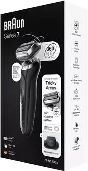 Braun Series 7 71-N1200s – Leistungsstarker Akku und praktische Schnellladefunktion