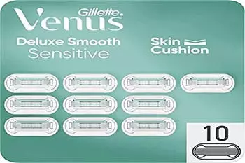 Gillette Venus Deluxe Smooth Sensitive Ersatzklingen 10 Stk.