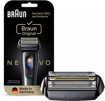 Braun Nevo Ersatzscherkopf schwarz