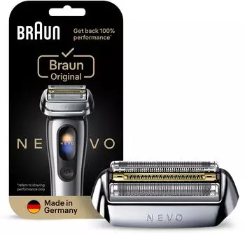 Braun Nevo Ersatzscherkopf silber