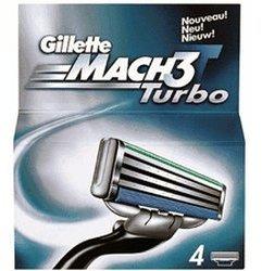 Gillette MACH3 Turbo Systemklingen (4 Stk.)