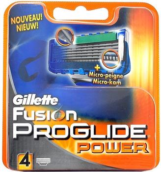 Gillette Fusion ProGlide Power Ersatzklingen (4 Stk.)