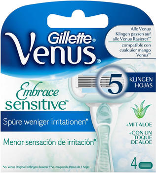 Gillette Venus Embrace Sensitive Ersatzklingen (4 Stk.)