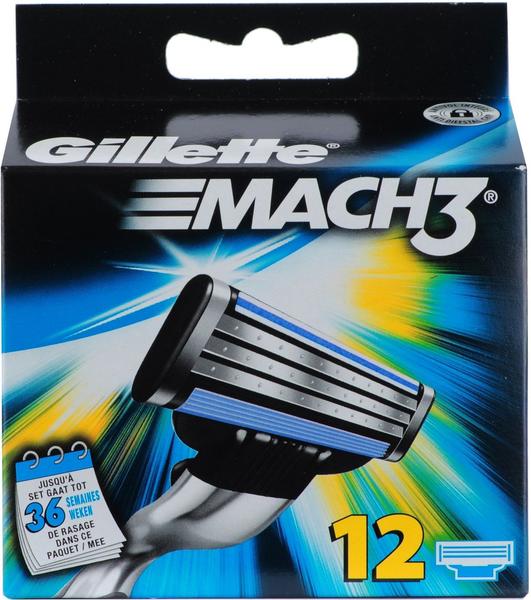Gillette Mach3 Systemklingen (12 Stk.)
