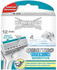 12 Stk.: Wilkinson Sword Quattro Titanium Sensitive Ersatzklingen