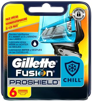 Gillette Fusion ProShield Chill Systemklingen (6 Stk.)