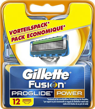 Gillette Fusion ProGlide Power Ersatzklingen (12 Stk.)