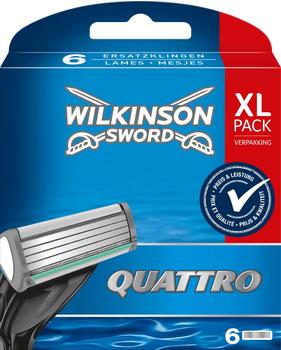 Wilkinson Sword Quattro Rasierklingen (6 Stck.)