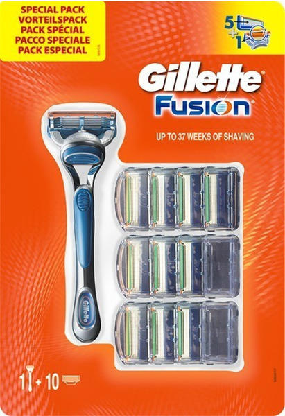 Gillette Fusion + 10 Systemklingen