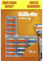 Gillette Fusion5 Rasierklingen 14 St., Grundpreis: &euro; 3.064,- / l