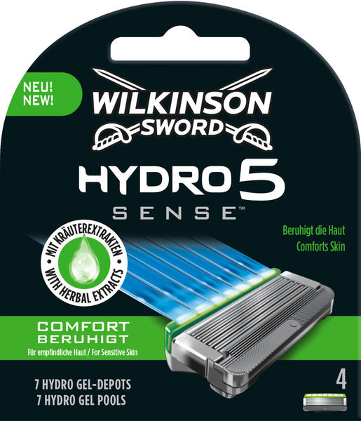 Wilkinson Sword Hydro 5 Sense Comfort Rasierklingen (4 Stk.)
