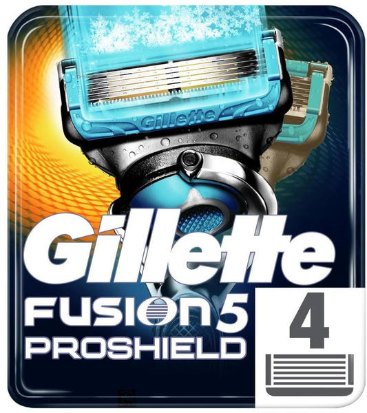 Gillette Fusion 5 ProShield Chill Systemklingen (4 Stk.)