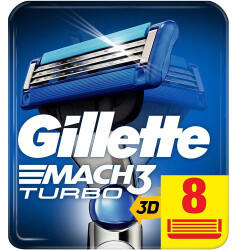 Gillette Mach3 Turbo 3D Ersatzklingen (8 Stk.)