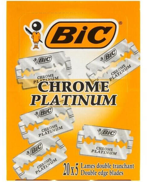 BIC Chrome Platinum Rasierklingen (20 x 5 Stk.)